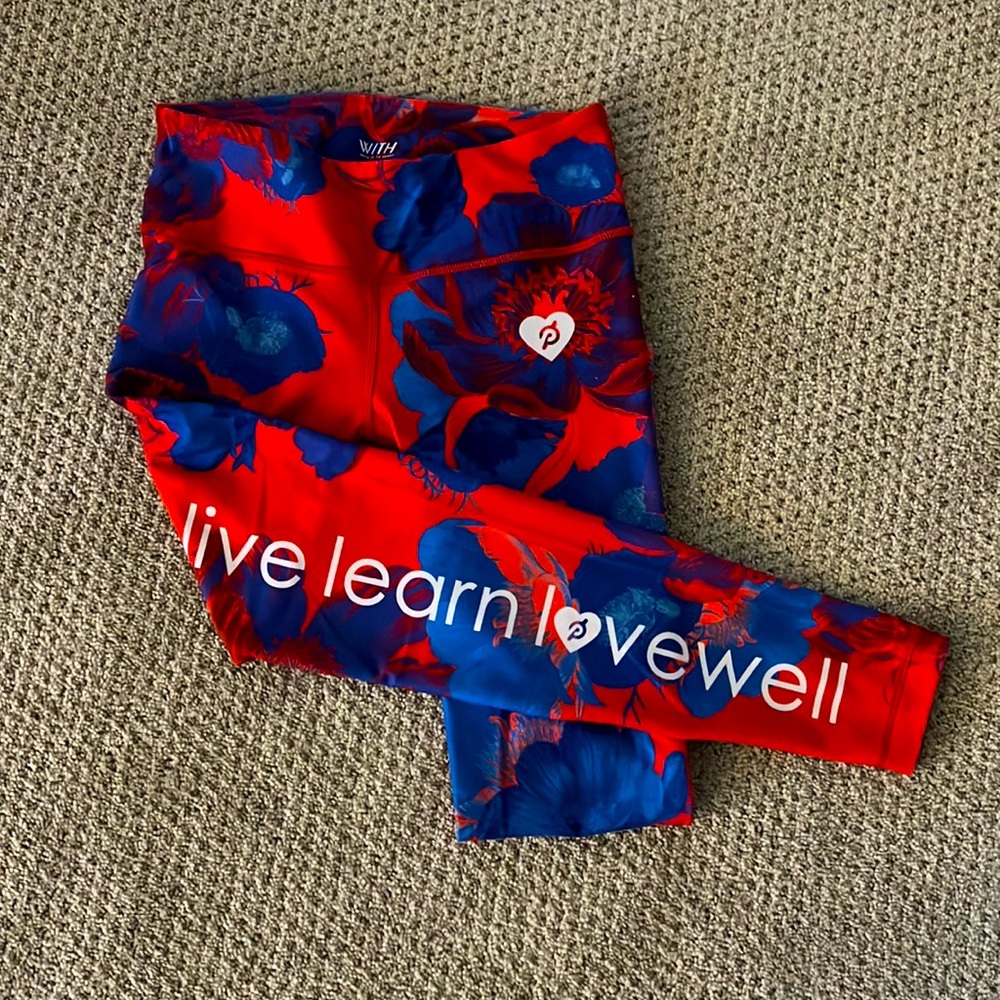 WITH brand Peloton Emma Lovewell leggings, size small